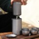 钛工匠纯钛旅行茶具套装 户v外功夫泡茶器露营随身便携快客杯钛茶