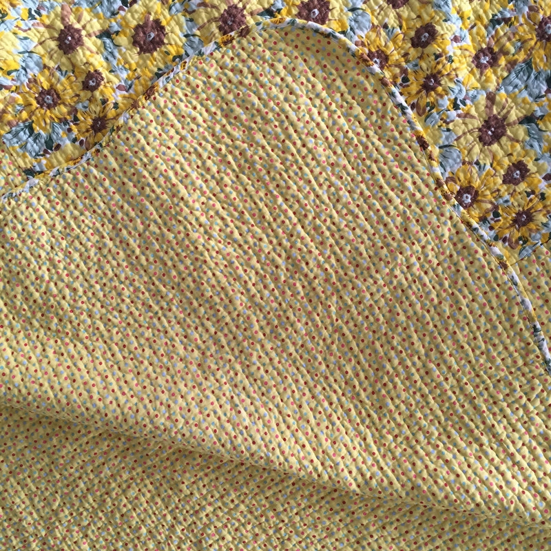 外贸绗缝被双人床盖三p件套两件套夹棉床单韩式床罩榻榻米垫空调