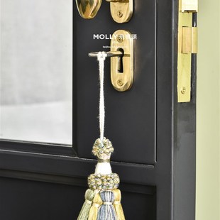 复古纯铜门锁椭圆形分体式 锁室内房门卫生间R家用黄铜锁含配件