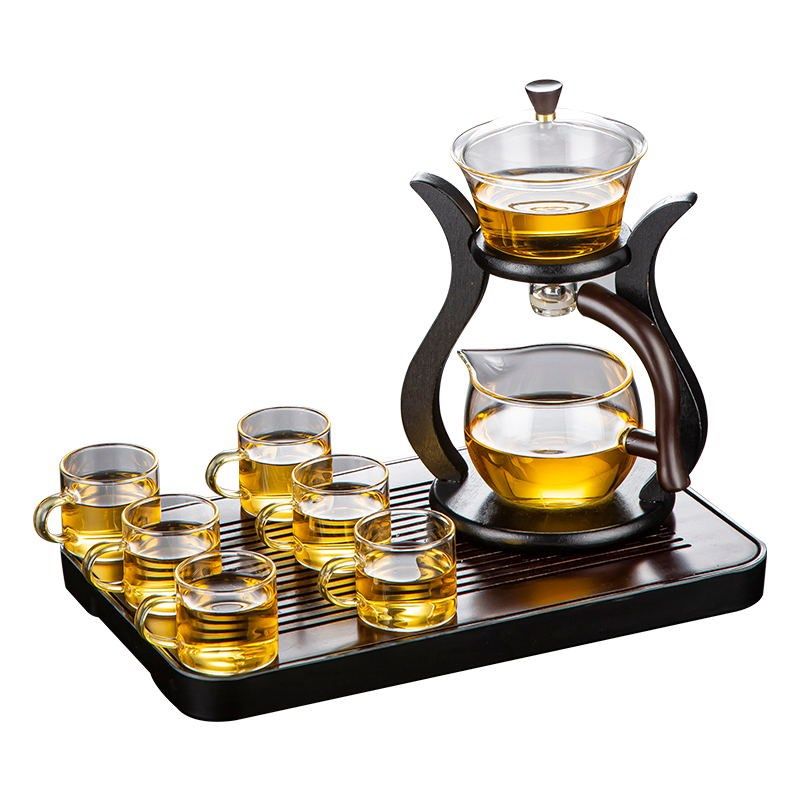 耐高温玻璃全自动茶n具懒人茶具泡茶神器家用磁吸茶壶茶杯功夫茶,餐饮具,功夫茶具,淘宝优惠券,粉丝福利购,淘宝优惠卷