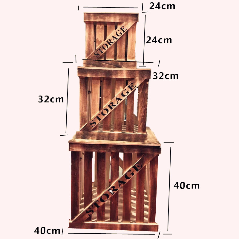 户外森系婚庆婚礼道具摆件抽屉y桌子木框复古收纳箱迎宾区舞台桌