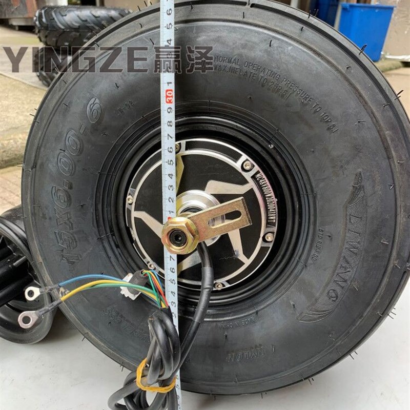 小哈雷电动车15iX6.00-6直纹轮胎配48V/60V800W电机轮毂