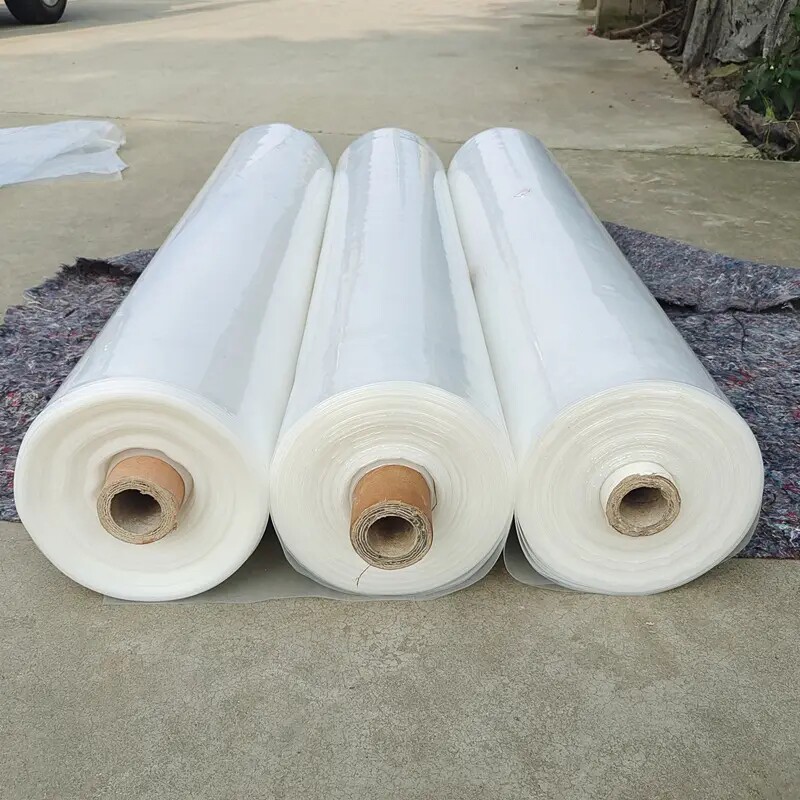 塑料布大棚膜塑料薄膜高透明防z水防尘防风包装塑料膜加厚全新料