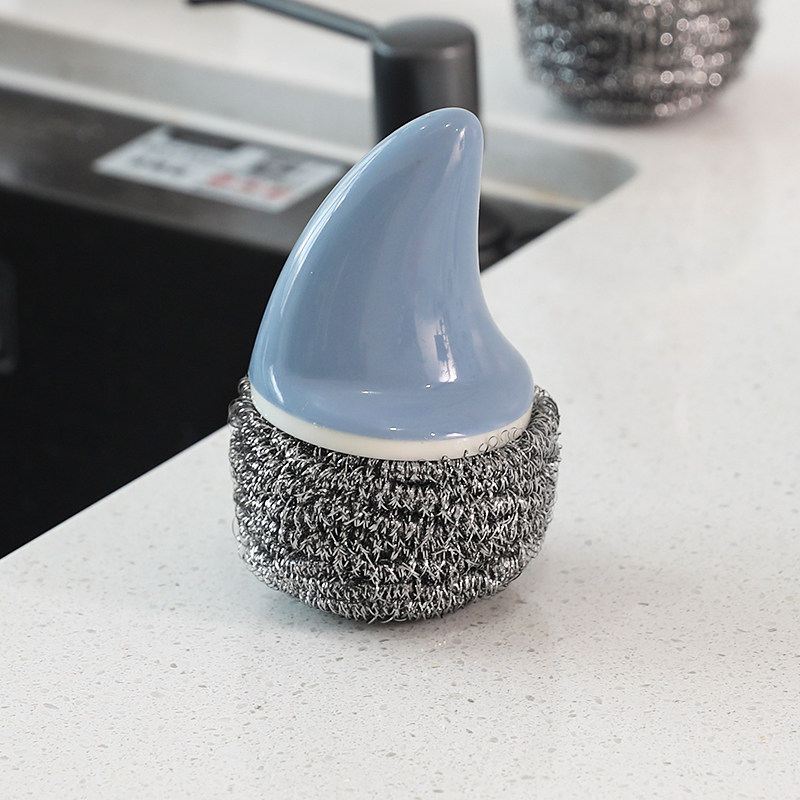 9个装球钢丝锅刷带手柄洗锅刷碗C神器家用不锈钢厨房清洁球不掉丝,家庭/个人清洁工具,钢丝球/钢丝刷,淘宝优惠券,粉丝福利购,淘宝优惠卷