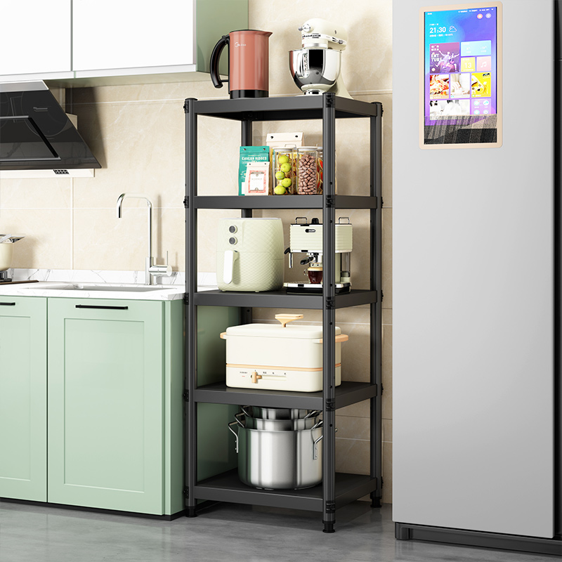 厨房置物a架落地多层多功能家用微波炉烤箱锅架夹缝收纳层架烤漆