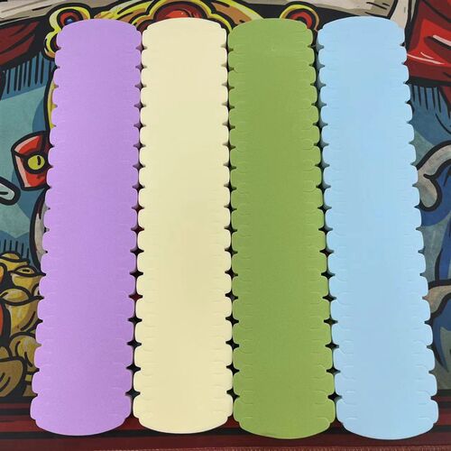 【50个】【随机色】海绵十字绣线板大号绕线板分线X器穿线板绣线