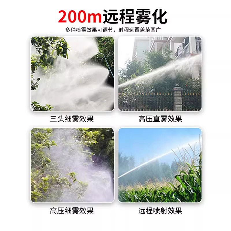手提式电动打药机高压农用喷雾y器家用小型喷药神器柱塞泵果树雾