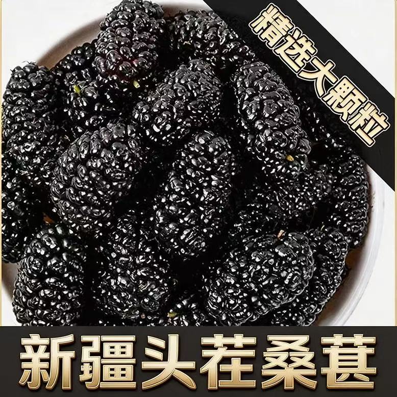 无沙桑葚正品官方旗舰店黑枸杞桂圆黑桑椹玫瑰花泡酒泡茶水中药材