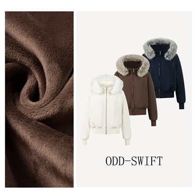 《琳琳粉丝专享》“小暖炉”定制毛领加绒加厚超连帽外套-Z048