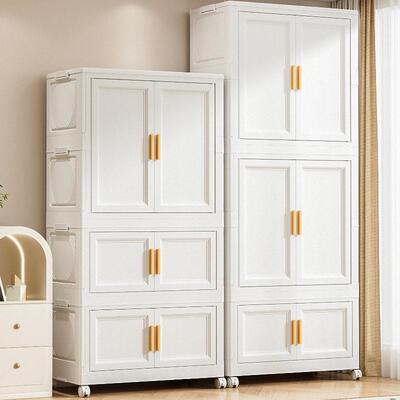 No need to install transparent folding plastic storage box