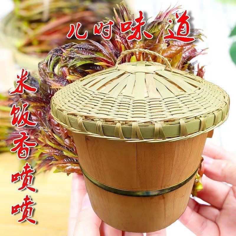 木饭桶蒸饭木桶香椿木杉木桶家用商用椿芽树杉树木桶饭甄子蒸防霉