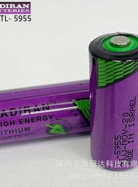 原装TL-4955塔迪兰TADIRAN TL-5955工控size2/3AA锂PLC电池SL-761