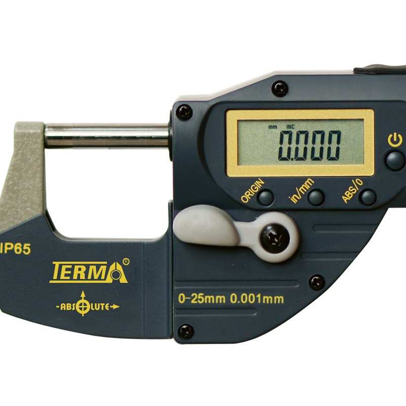 特马数显杠杆千分尺0-25-50-75-100mm直进式快速数显千分尺MDA910