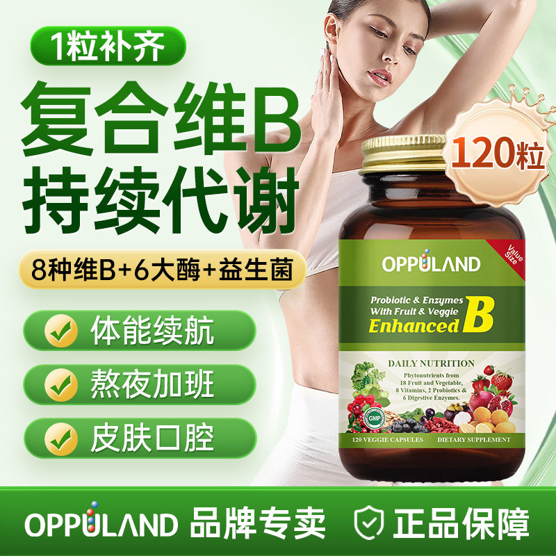 复合vb片8种维B+6大酶+益生菌图片