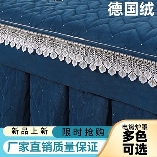 长方形烤火罩套加厚两件式 2023秋冬新款 电暖炉罩茶几桌布套子