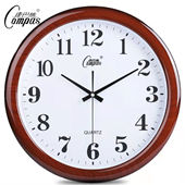 康巴丝钟表客厅挂钟简约时尚 家用时钟挂表静音石英钟现代卧室挂钟