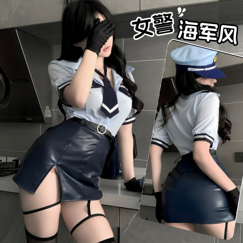 性感女警教官指导制服cos