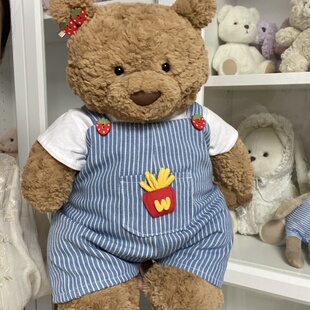 娃衣着替不含玩偶 套装 桐桐妈手作 巴塞罗熊巴纳布斯猪可爱背带裤