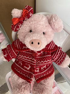 桐桐妈手作JELLYCAT巴塞罗那熊巴纳布斯猪娃衣小熊毛衣不含熊