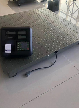 1000kg电子地磅2000千克带打印磅秤1500公斤平台秤小票打印地磅秤