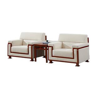 贵宾接待室沙发办公室商务会议沙发布艺单人休闲沙发会客沙发椅