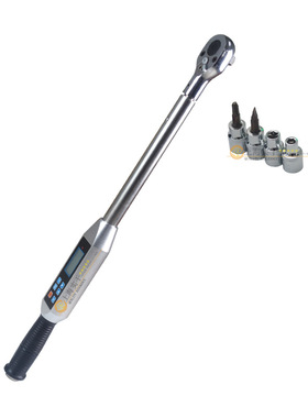 可调节棘轮头扭力扳手SX500NM工业级扭矩扳手数显式力矩扳手实干