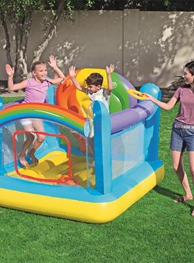 Bestway 52269 安全小型家用 热气球蹦蹦床跳床游乐充气室内城堡