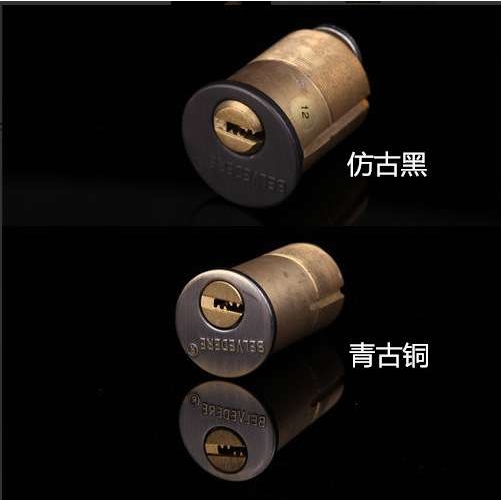 贝尔维帝静音锁体木门黑色8550 8560 5850青古颜色大门锁锁芯金色