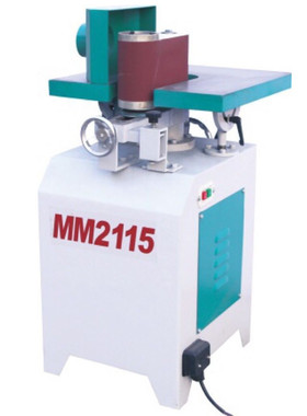 卧式双头海绵轮磨光机MM2115A多功能曲面打磨机木工抛光机砂光机