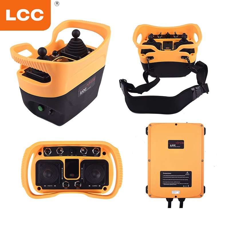 LCC工业无线遥控器行车塔吊随车吊起重机双摇杆Q9000工业遥控器