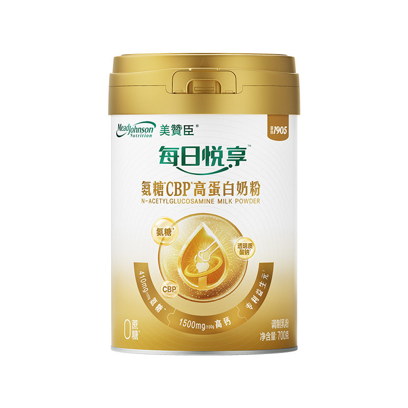 【胡可直播间】美赞臣氨糖CBP高蛋白奶粉成人补钙中老年奶粉高钙
