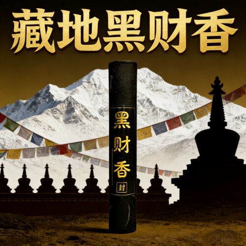 横财之首黑财香藏地天然招财线香
