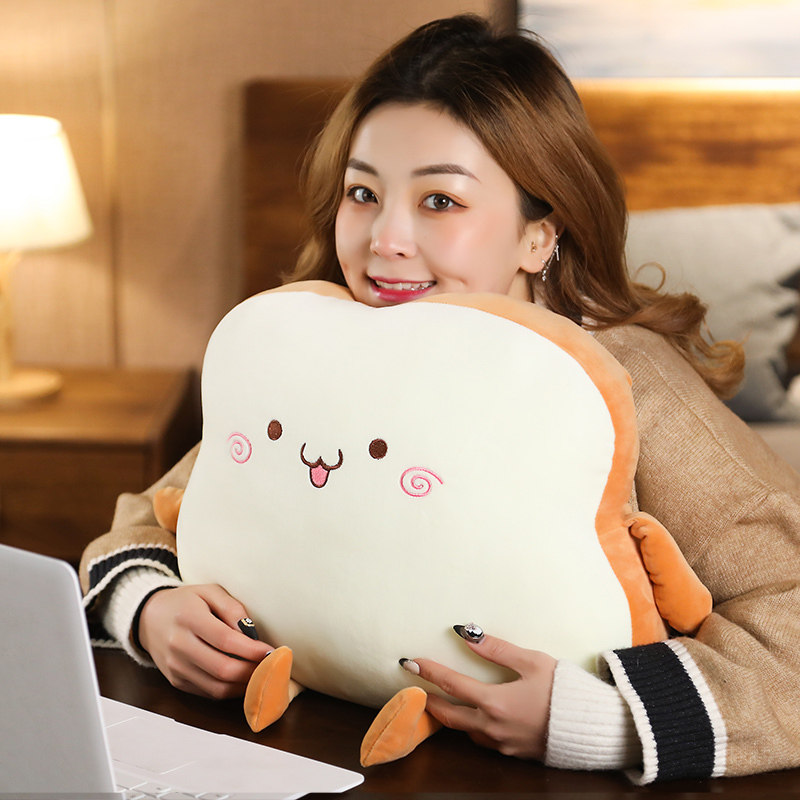 可爱面包午e睡枕被子汽车抱枕被子两用靠垫被大号靠枕珊瑚绒空调,居家布艺,抱枕被,淘宝优惠券,粉丝福利购,淘宝优惠卷