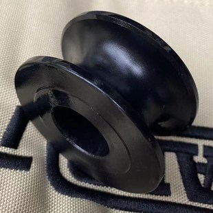 救援疙i瘩绳扣绞盘动滑轮钢铁黑滑轮拖车绳拖车钩牵引救 越野改装