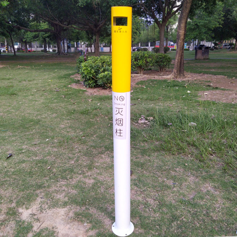 落地立式灭烟柱户l外烟灰缸香烟头收集筒公共场所吸烟区烟蒂垃圾