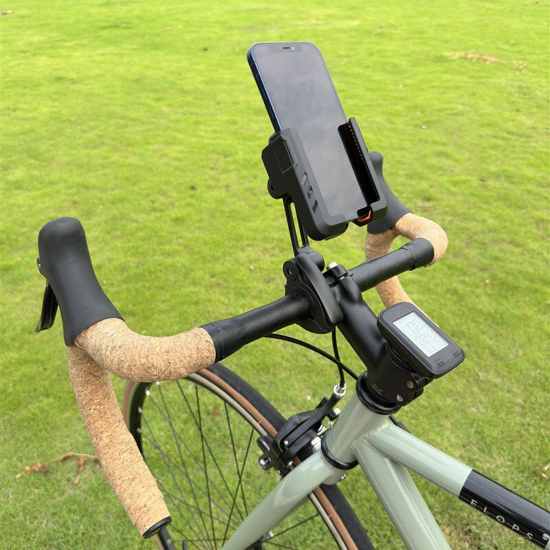 新款自行c车手机架半包式左右夹导航拍摄骑行自行车固定手机架