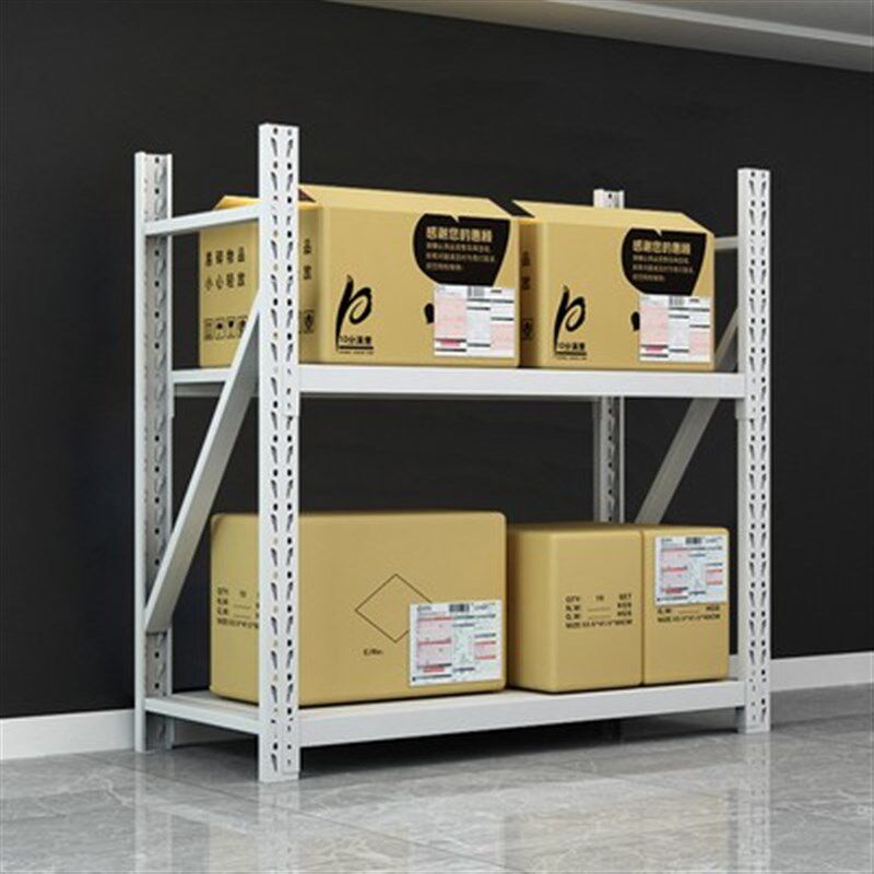 两层重型展示架角钢货架家用组装储物置物厨房阳台简约Z二层小铁