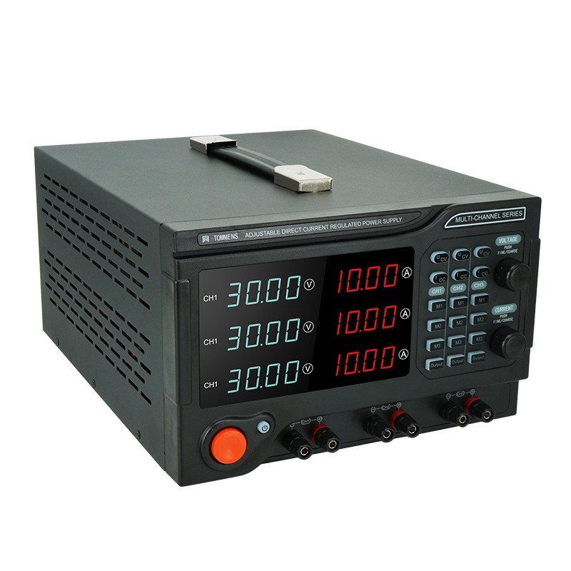 三路输出可调直流稳压电源3v0V60V100V5A多路程控通讯电源