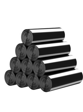 垃圾袋家用手提式加厚大号厨房专用黑色商用办公室背心Z实惠装