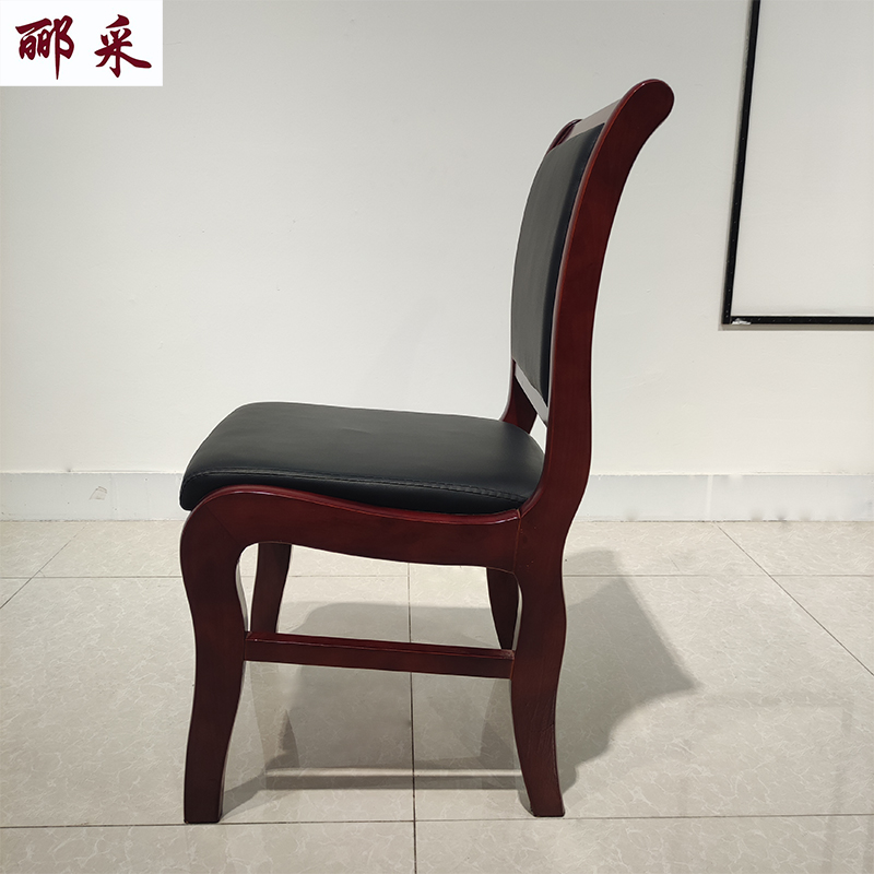 实木四脚椅无扶手会n场椅会议椅办公椅开会椅子麻将椅子厂家直销