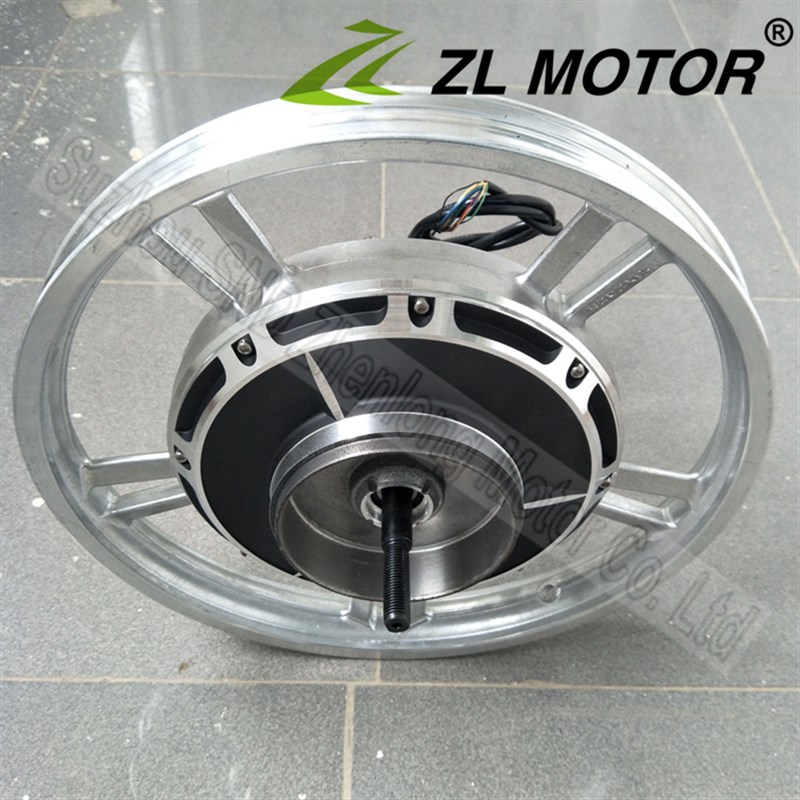 36V4a8V 18寸一体轮毂电机 1000W 大功率改装电机 鼓刹涨刹电机