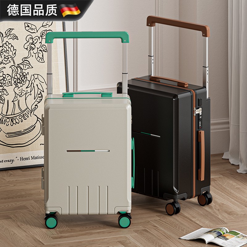 德国进口新款宽拉杆行李箱男女高颜值20寸登机旅行箱24寸多功能拉