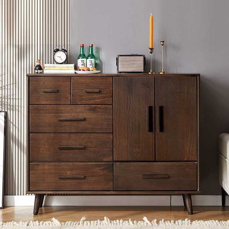 现代简约实木大斗柜五斗柜北欧卧室胡桃木色储物柜抽屉收纳置物柜,鲜花速递/花卉仿真/绿植园艺,其它园艺用品,淘宝优惠券,粉丝福利购,淘宝优惠卷
