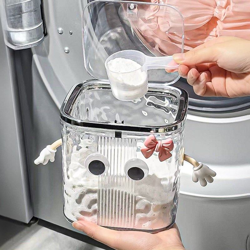 洗衣粉收c纳盒家用洗衣凝珠专用盒子装洗衣液的容器桶留香珠储存