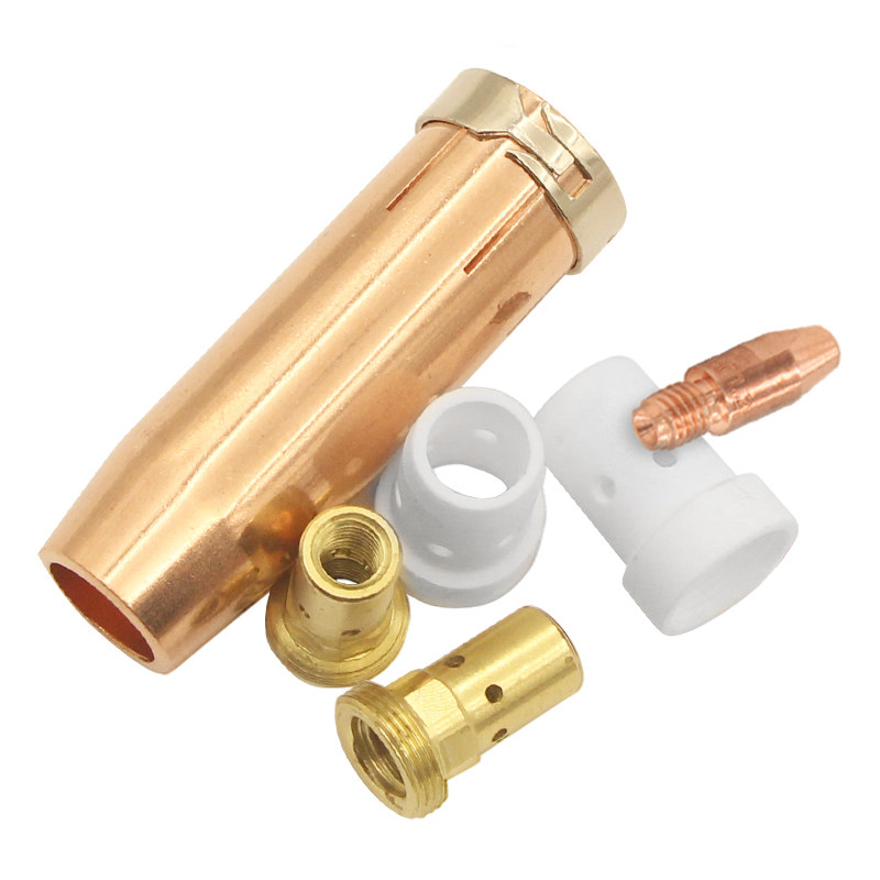 气保焊机焊d枪配件MB501D水冷分流器连杆喷嘴保护嘴铝焊导电嘴1.2