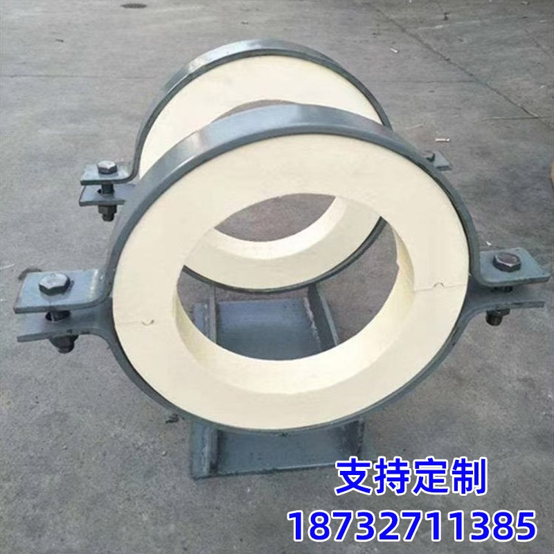 蛭石隔热管托蒸汽管道滑动固定y支架聚氨酯保冷管托耐高温管夹支