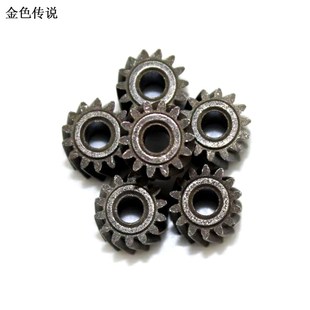 碳钢斜齿轮0.5M 2.9MM孔E碳钢硬齿面伞齿轮锥齿轮左右旋斜齿 14T