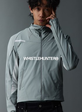 速发WHISTLEHUTER(WfTH透)冰川梭 凉感T气运动外套男Sit防晒衣