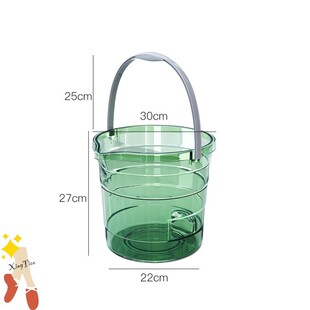 速发小塑料桶圆桶小水小桶子水捅小洗衣桶可携式厕所桶子存水桶蓄