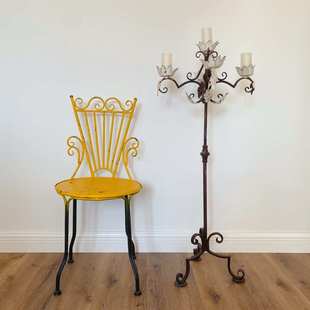 Iron Art Chair Garden Balcony Cafe Photography Dining Chair